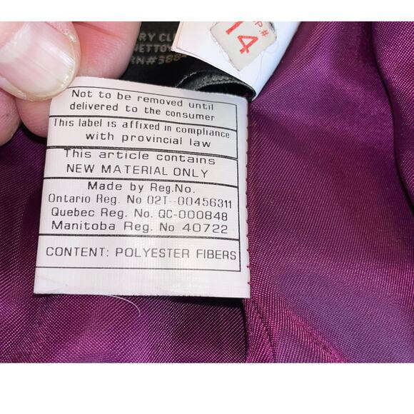 Via Spiga Magenta Wool Blend Coat - Women's Size 12 - Simply Fabulous! - Picture 14 of 15